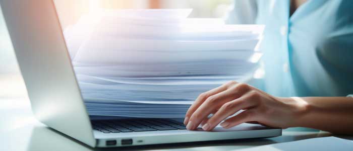 文書電子化サービスのイメージ画像